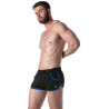 LEADER Short en mesh LOADED Noir-Bleu